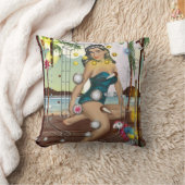 ヴィンテージ弾球機 クッション (ブランケット)