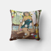 ヴィンテージ弾球機 クッション (裏面)