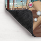 ヴィンテージ弾球機 マウスパッド (コーナー)