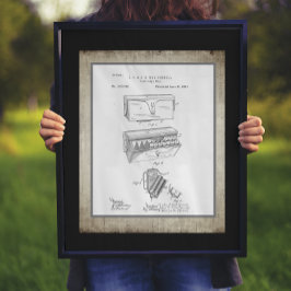 ヴィンテージ弾薬箱の特許 ポスター