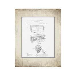 ヴィンテージ弾薬箱の特許 メタルプリント