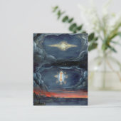 ヴィンテージ彗星ブックイラストレーションペルティカ ポストカード (スタンド正面)