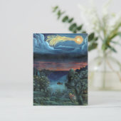 ヴィンテージ彗星ブックイラストレーションマイル ポストカード (スタンド正面)