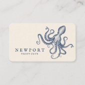 ヴィンテージ彫りスタイルタコス海航海の 名刺 (正面)