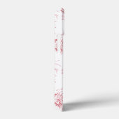 ヴィンテージ彫りフランスのフローラファンタジートイルピンク Case-Mate iPhoneケース (裏面 / 右)