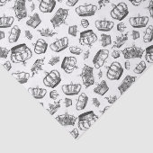 ヴィンテージ彫り王室のクラウン 薄葉紙 (詳細)