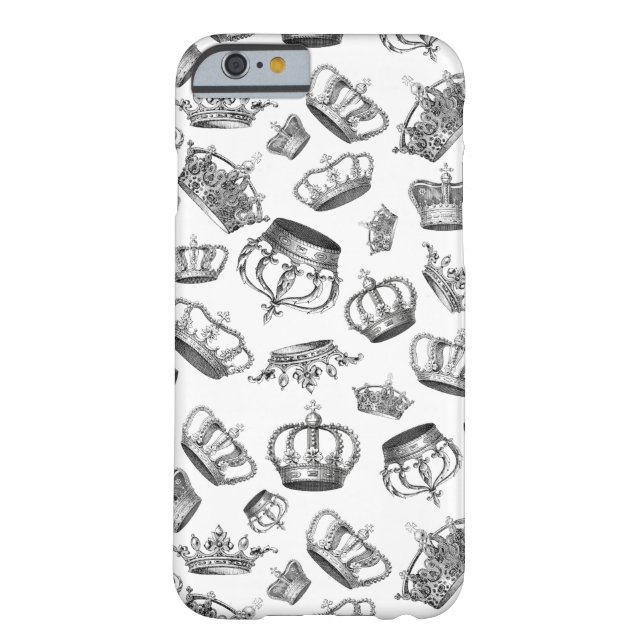 ヴィンテージ彫り王室のクラウン Case-Mate iPhoneケース (裏面)