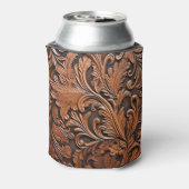 ヴィンテージ彫刻革 缶クーラー (缶裏面)