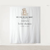 ヴィンテージ待ちシャワー背景 タペストリー (正面)