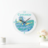 ヴィンテージ待ちマーメイドサンダー_コーブ ラージ壁時計 (ホーム)