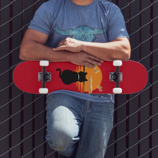 ヴィンテージ待ち猫自然都市 スケートボード (室外3)