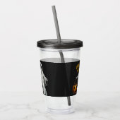 ヴィンテージ得I a Rockハロウィーン アクリルタンブラー (左)