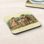 ヴィンテージ復ビクトリアン活者 コースター (左側)