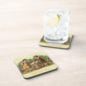 ヴィンテージ復ビクトリアン活者 コースター (右側)