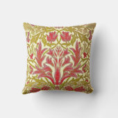 ヴィンテージ復元デザインウィリアム・モリス・パンペネル クッション (裏面)