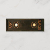 ヴィンテージ復旧又はアンティーク業者 スキニー名刺 (正面)