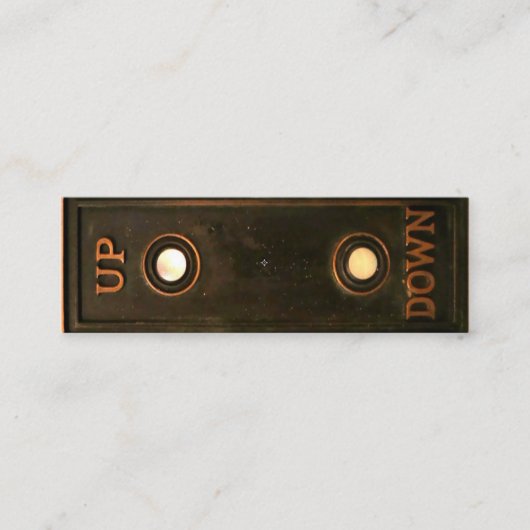 ヴィンテージ復旧又はアンティーク業者 スキニー名刺 (正面)