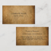 ヴィンテージ復旧旧紙名刺 名刺 (正面/裏面)