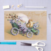 ヴィンテージ復活卵雛フローラ 薄葉紙 (クラフト)