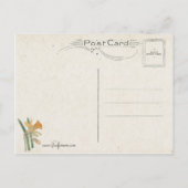 ヴィンテージ復活祭と平和メッセージ ポストカード (裏面)