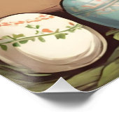 ヴィンテージ復活祭と復活祭の卵 ポスター (コーナー)