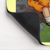 ヴィンテージ復活祭の少年と少女 マウスパッド (コーナー)