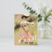 ヴィンテージ復活祭はがき ポストカード (スタンド正面)