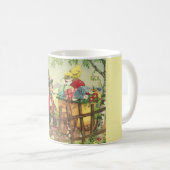 ヴィンテージ復活祭バニー配達マグ コーヒーマグカップ (正面右)