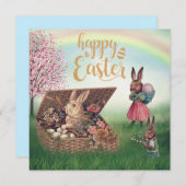 ヴィンテージ復活祭 シーズンカード (正面/裏面)