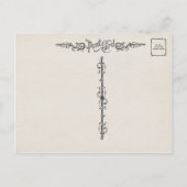 ヴィンテージ復活祭 シーズンポストカード (裏面)