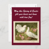 ヴィンテージ復活祭 シーズンポストカード (正面/裏面)