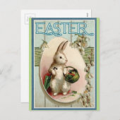 ヴィンテージ復活祭 シーズンポストカード (正面/裏面)