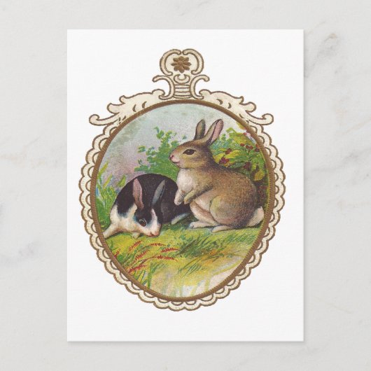 ヴィンテージ復活祭 シーズンポストカード (正面)