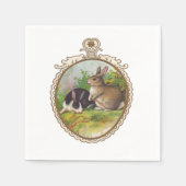 ヴィンテージ復活祭 スタンダードカクテルナプキン (正面)