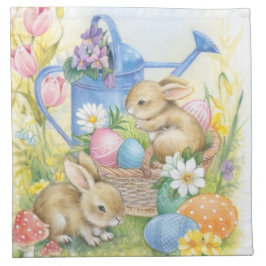 ヴィンテージ復活祭 ナプキンクロス