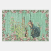 ヴィンテージ復活祭 ラッピングペーパーシート (正面2)