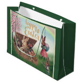 ヴィンテージ復活祭 ラージペーパーバッグ (正面アングル)