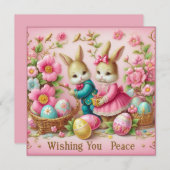 ヴィンテージ復活祭～平和を祈る～文芸 シーズンカード (正面/裏面)