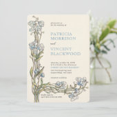 ヴィンテージ忘れの結婚式招待状 招待状 (スタンド正面)