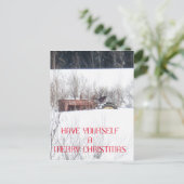 ヴィンテージ忘れトラクトラスクリスマスカード シーズンポストカード (スタンド正面)