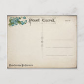 ヴィンテージ忘れバレンタイン シーズンポストカード (裏面)