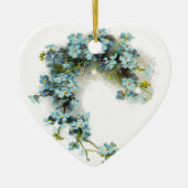 ヴィンテージ忘れ私Nots セラミックオーナメント (正面)