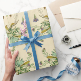 ヴィンテージ忘れMe Not Wrapping紙 ラッピングペーパー