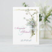 ヴィンテージ忘れRSVPなし 出欠カード (スタンド正面)