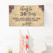 ヴィンテージ応援から50年のワインカスタムテーマ 横断幕 (インサイチュ)