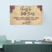 ヴィンテージ応援から50年のワインカスタムテーマ 横断幕 (トレードショー)