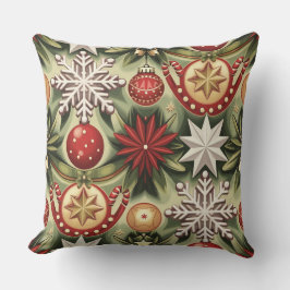 ヴィンテージ応援クリスマスパターン クッション