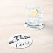 ヴィンテージ応援 ラウンドペーパーコースター (インサイチュ)