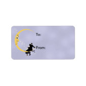 ヴィンテージ怒クレセント月顔スターズカップル ラベル (正面)