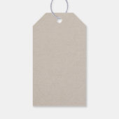 ヴィンテージ怒サンタギフトラベル ギフトタグ (裏面)